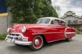 Chevrolet Bel Air 1953 front left view Royalty Free Stock Photo